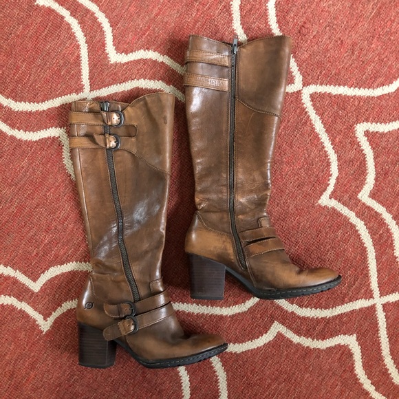 Born brown leather boots, size 7.5 - Picture 4 of 5